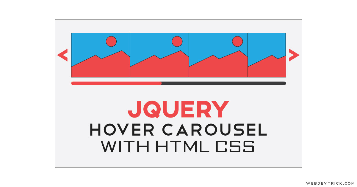 jQuery Hover Carousel Slider With CSS | Slides With Mouse Direction