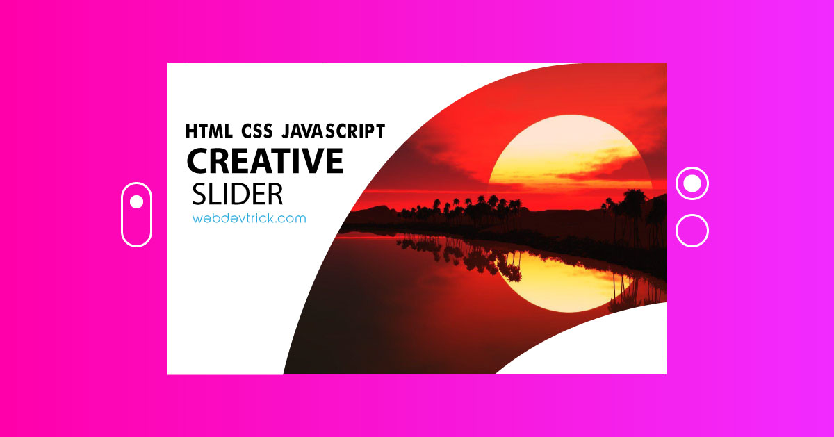 Creative Slider In CSS, HTML, and JQuery | Example & Source Code