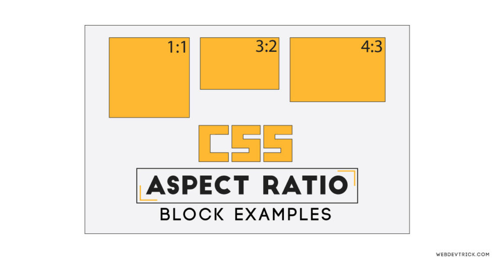 CSS Aspect Ratio Maintain Example | Flexible Box Units