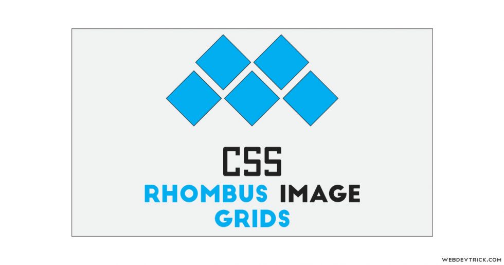 CSS Rhombus Image Grid With Hover Effect | Scale Image On Hover