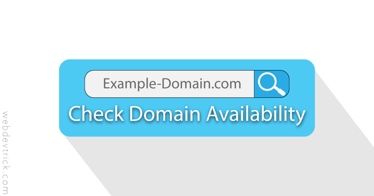 Domain Availability Checker In Php Get Source Code