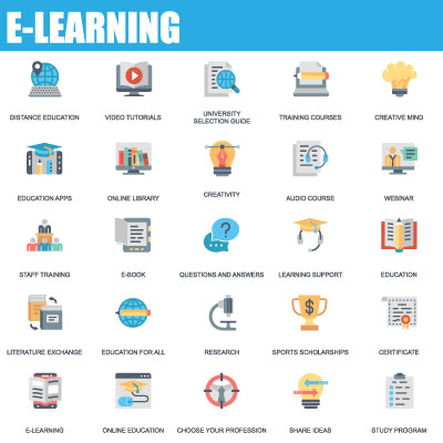 elearning icon pack