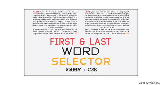 first-and-last-word-selector-using-jquery-and-css-first-word-last-word