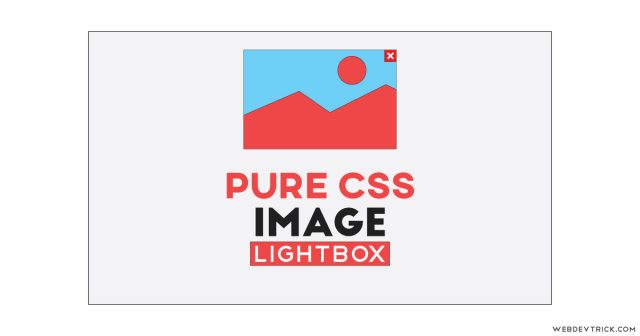 HTML CSS Image Lightbox With Toggle Feature | Simple Lightbox