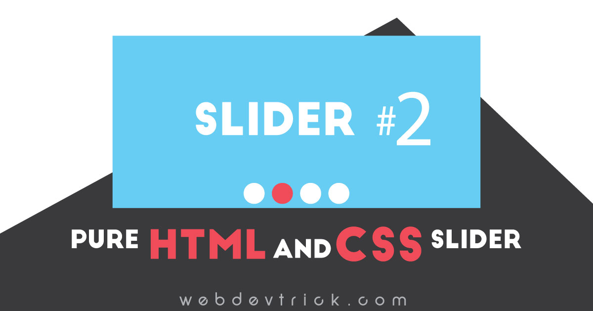 Umeki Verbanning spannend Pure HTML and CSS Slider | Autoplay Slider Source Code