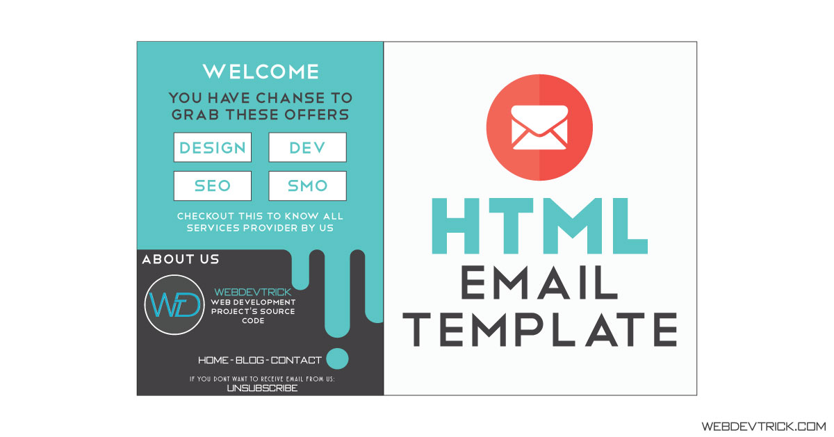 HTML Email Template With Inline CSS | Newsletter Template With Images