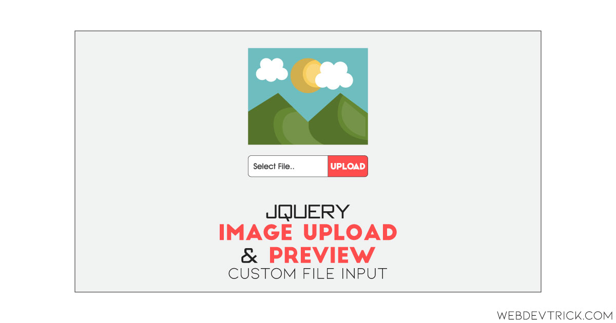image upload with preview