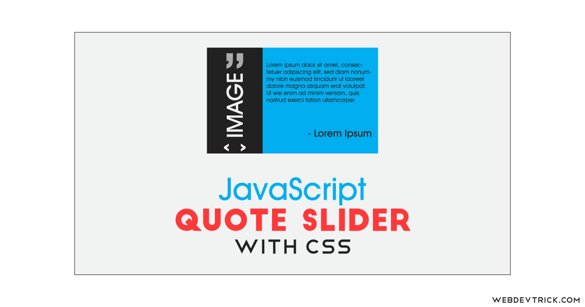 JavaScript Quote Slider With Controls and Like Button | CSS JS Slides