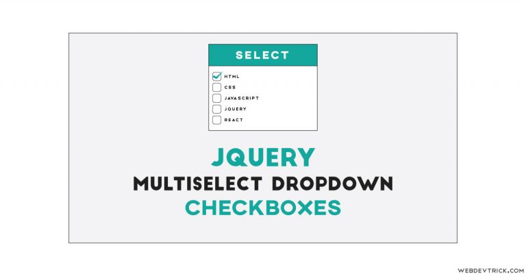 JQuery Multiple Checkbox Dropdown With CSS | Multi Radio Select