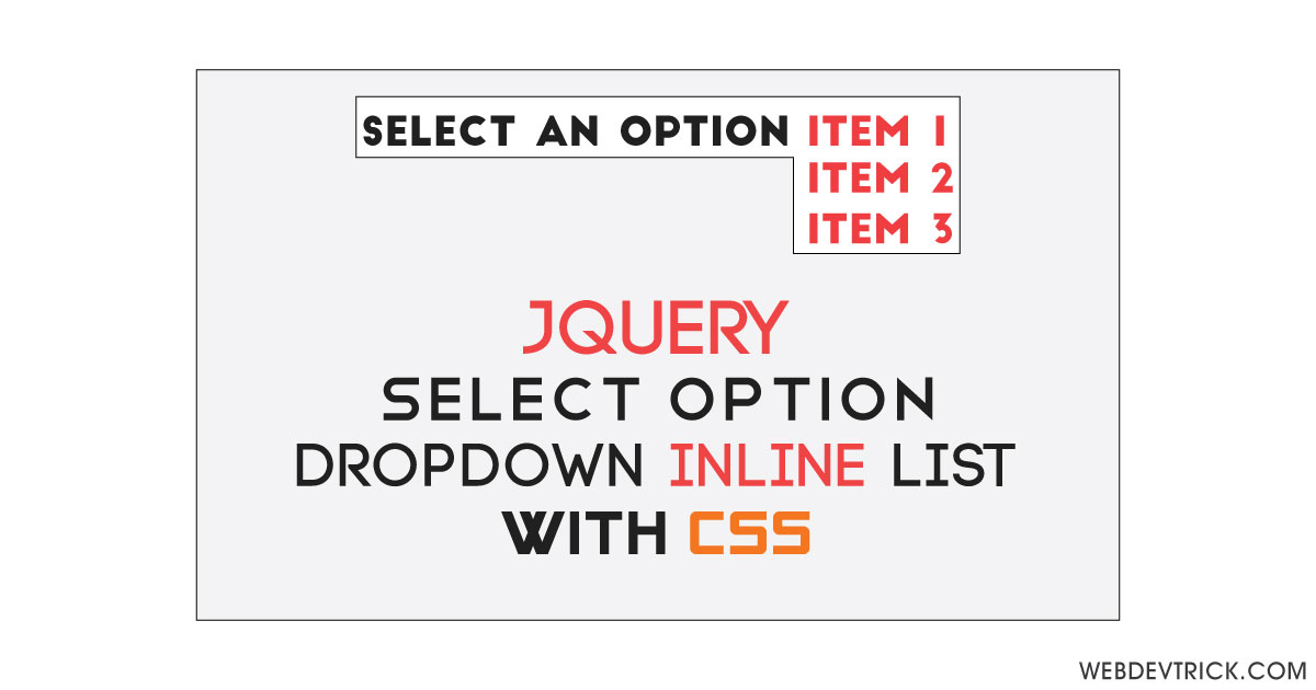 Select Option Jquery Example