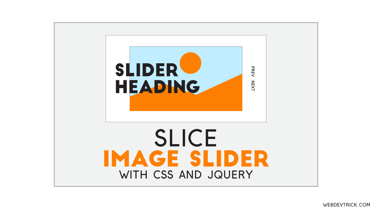 jQuery Slice Image Slider With CSS Animation | Responsive Slice Slider