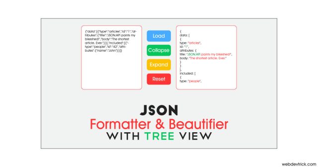 JSON Formatter & Beautifier With Tree View | Beautify JSON Codes Online