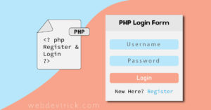 login system in php mysql