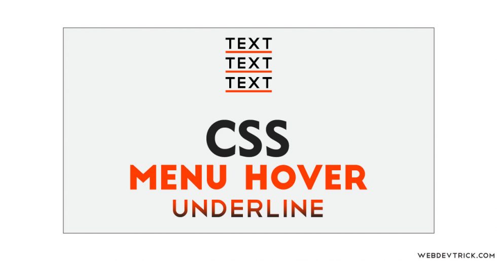 css3 menu hover animation
