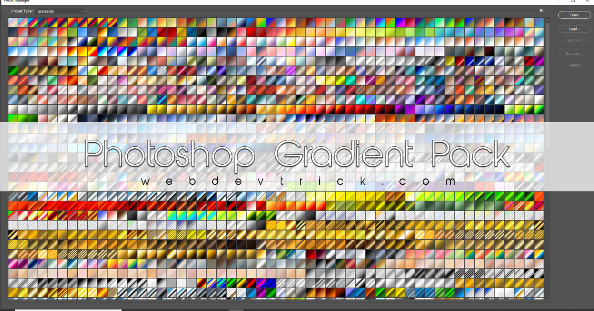 free photoshop gradient pack