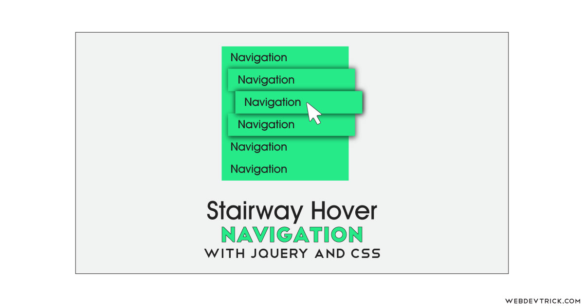 stairway hover navigation