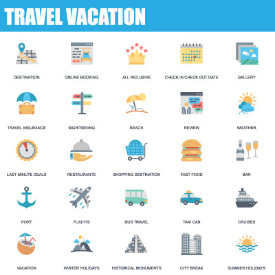 travel icon pack